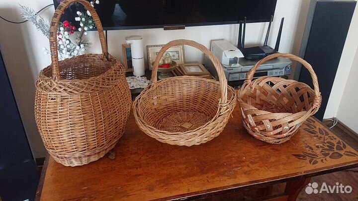 Корзина плетеная