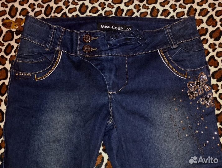 Джинсы-стрейч новые р. W30 на росс. 46