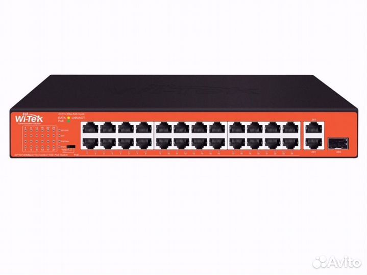 Коммутатор неуправляемый Wi-Tek WI-PS526GH