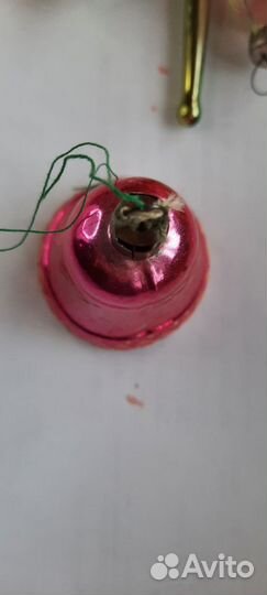 Колокольчик елочная игрушка СССР