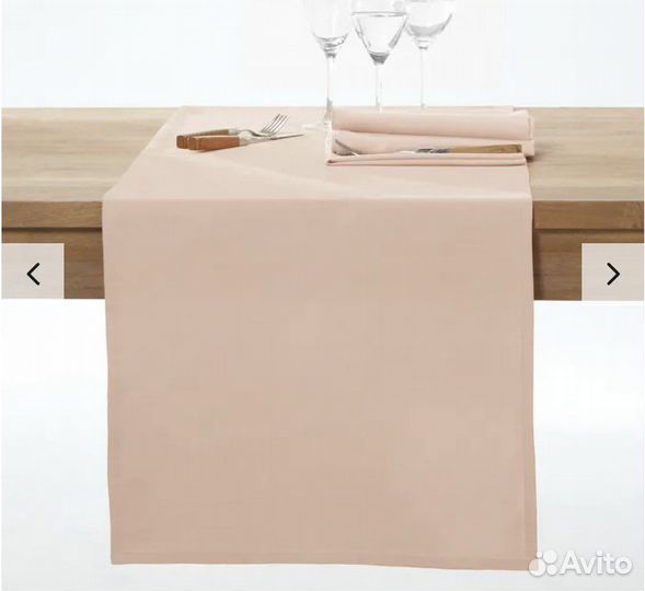 Дорожка на стол La Redoute персиковая новая