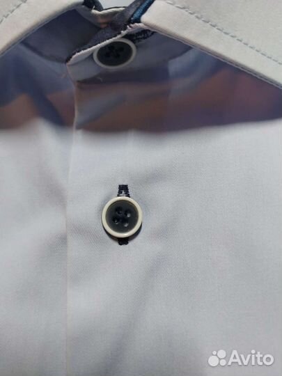 Мужская синяя рубашка marconi