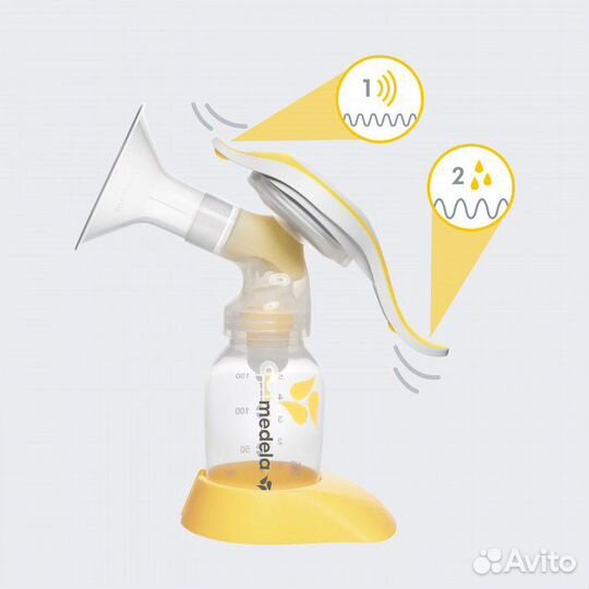 Молокоотсос Medela+соска Calma +Набор клапанов
