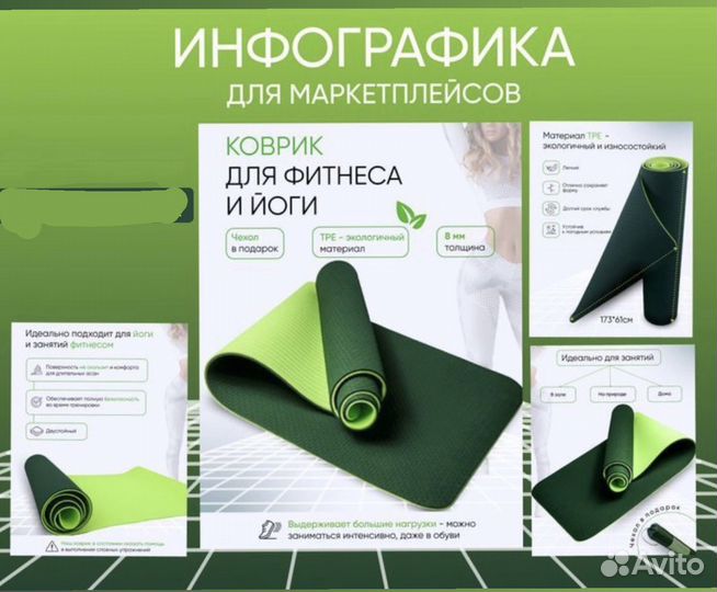 Грaфический дизайнер/ Инфографика для WB/Ozon