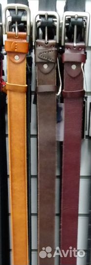 Мужской кожаный ремень