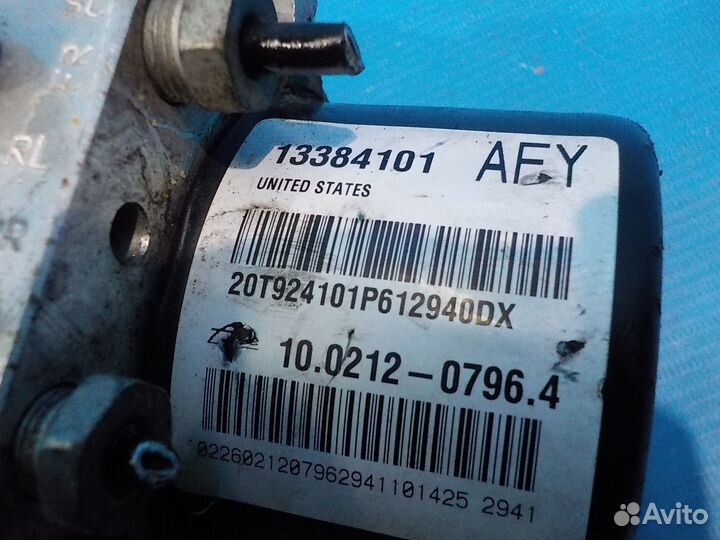 Блок ABS opel Astra J 2010-2017
