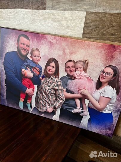 Портреты по фото на холсте