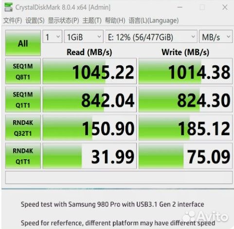 Корпус для внешнего диска M2 NVMe