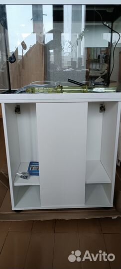 Новая тумба под аквариум. Белая