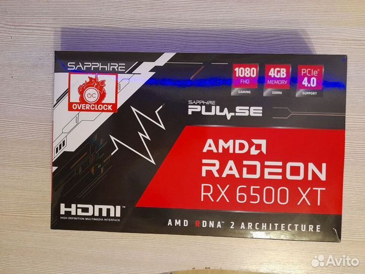 RX 6500XT 4GB sapphire plus