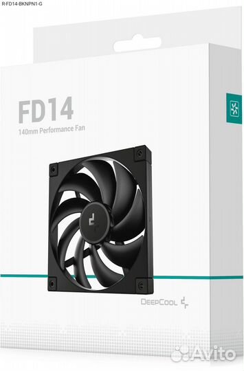 R-FD14-bknpn1-G, Корпусный вентилятор DeepCool FD14