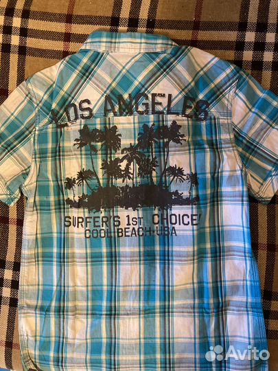 Рубашка короткий рукав на 12-14 лет(158-164 см)