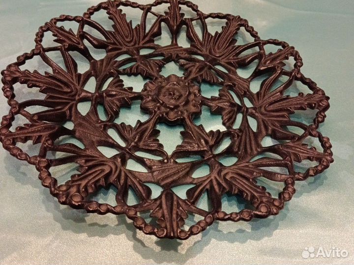 Литье СССР тарелка Розы