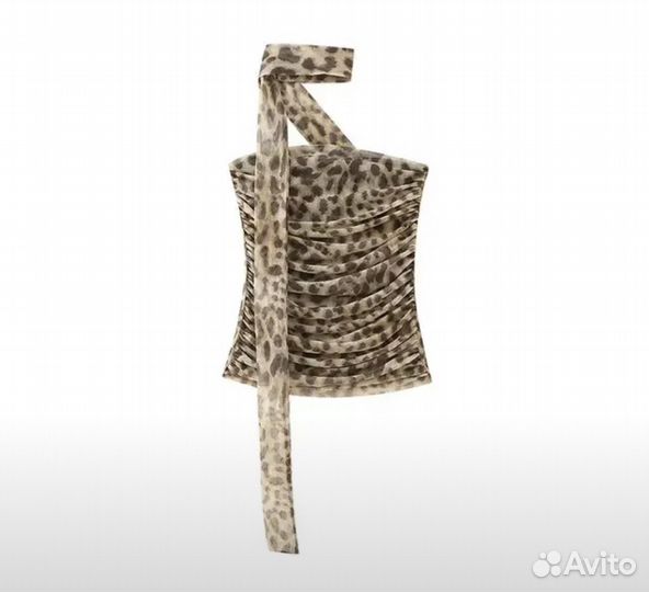 Топ леопард zara