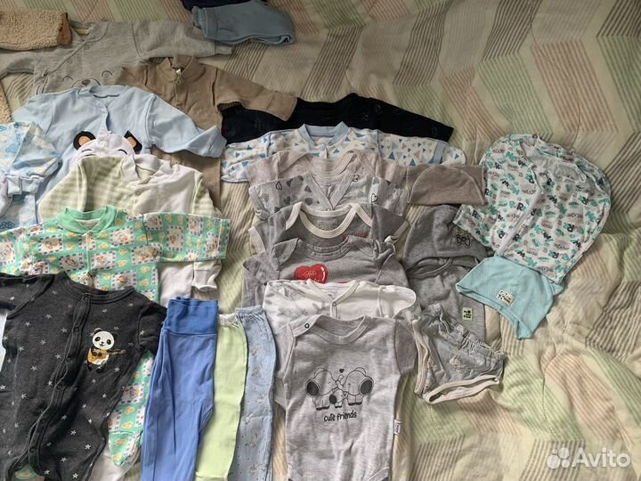 Пакет вещей для новорожденного