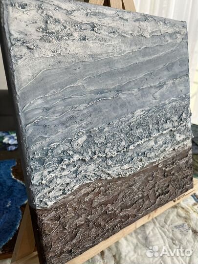 Фактурная картина абстракция