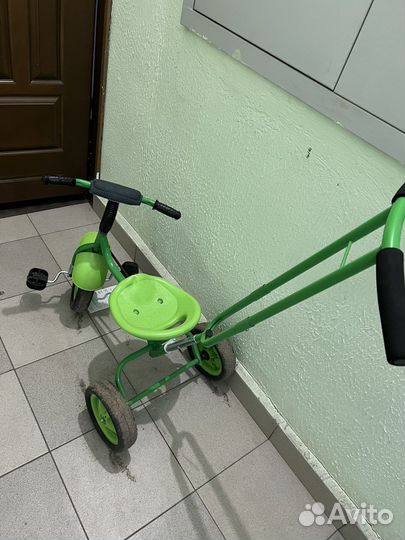 Велосипед детский с ручкой