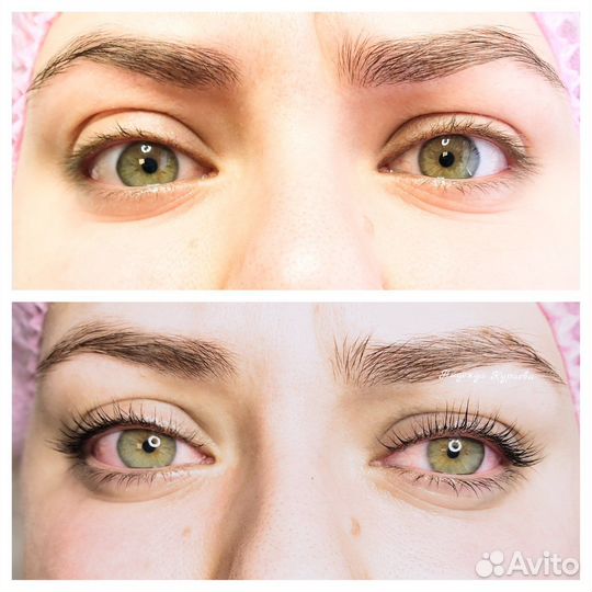 Ламинирование ресниц и бровей