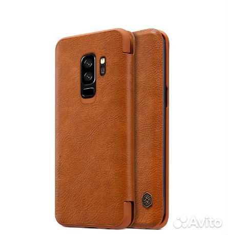 Кожаный Nillkin Чехол для samsung Galaxy S9 brown