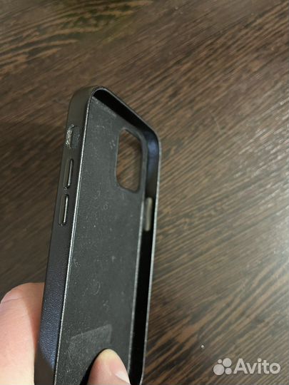 Чехол на iPhone 12 mini кожаный