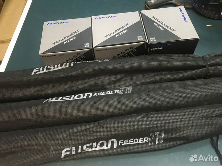 Три фидера + три катушки