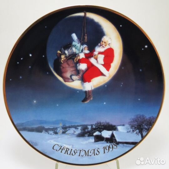 Рождество от Avon тарелка декоративная
