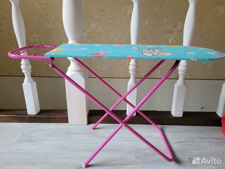 Беби Борн, кровать, тележка, глад.доска, хоз.набор