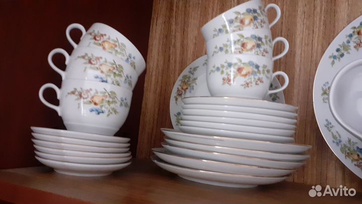 Столовый сервиз на 12 персон гдр