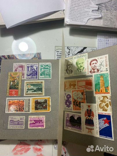 Альбом марок дореволюционные, советские и мир