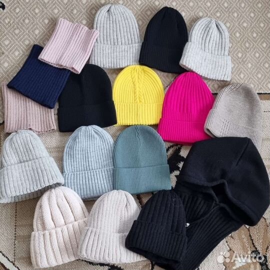 Шапка женская осень весна и снуды