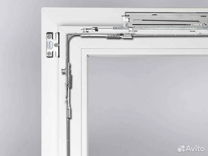 Ремонт окон, фурнитура Евро RAL3848