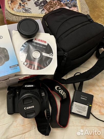 Зеркальный фотоаппарат canon eos 600d