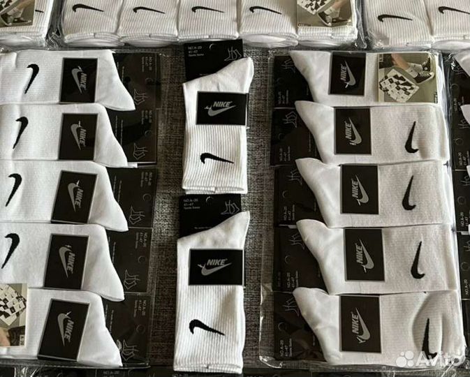 Носки nike 30 женских 30 мужских