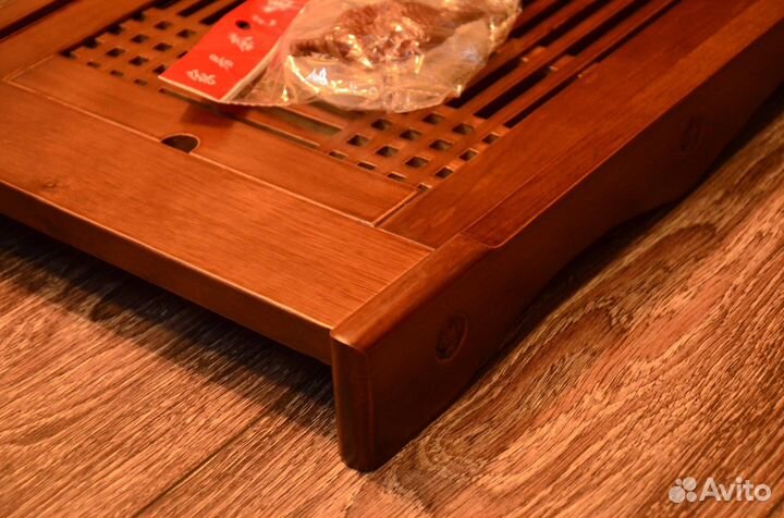 Чабань большая чайная доска восковое дерево 63*34