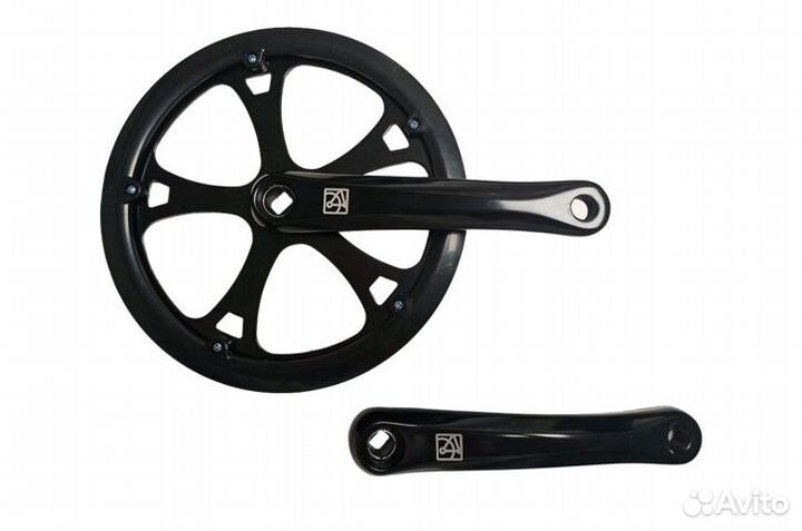 Система шатунов для велосипеда 170мм 52Т 3/32 Shu