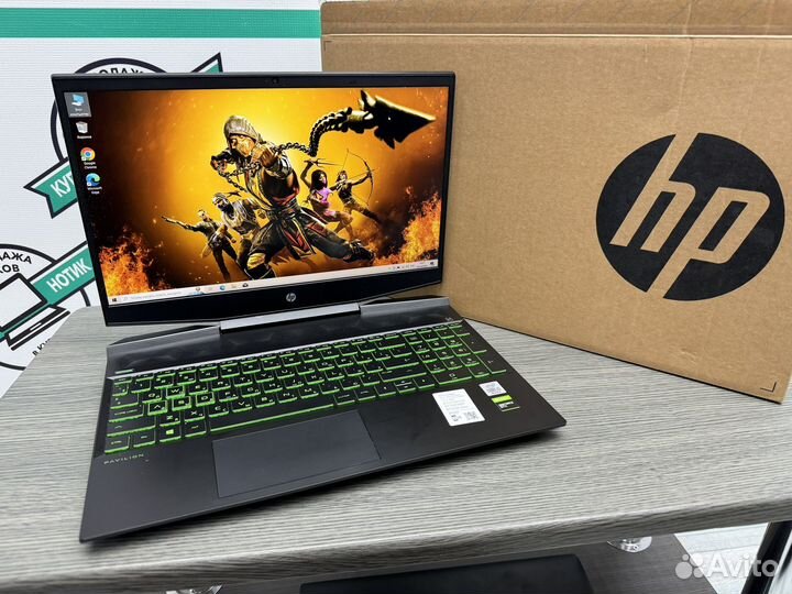 Топ HP Gaming core i5-10300H 16Gb GTX 1650 SSD 512