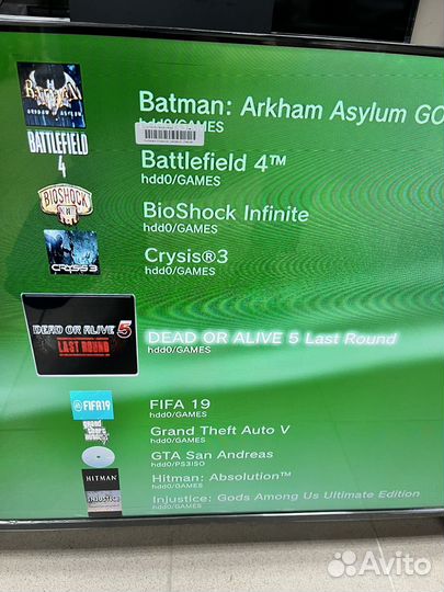 Прошитая Sony PS3 Slim 320GB с играми