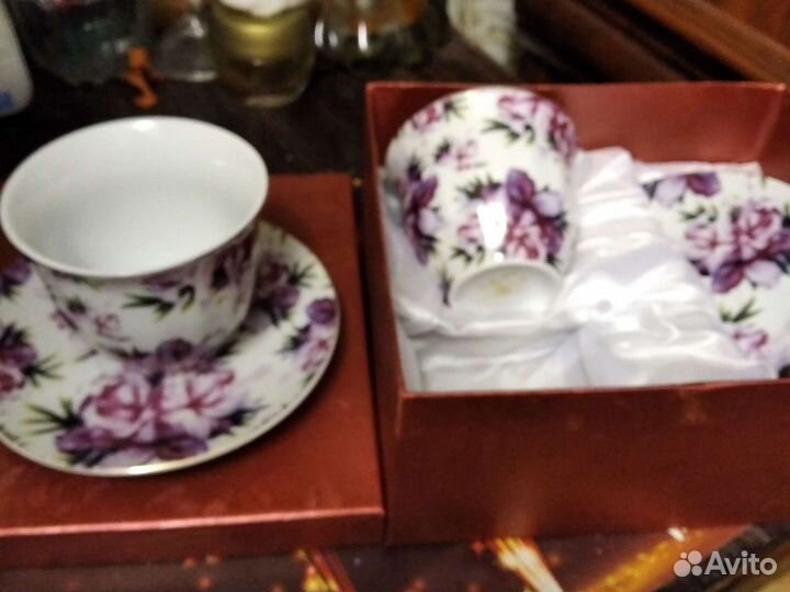Чайный набор фарфор новый