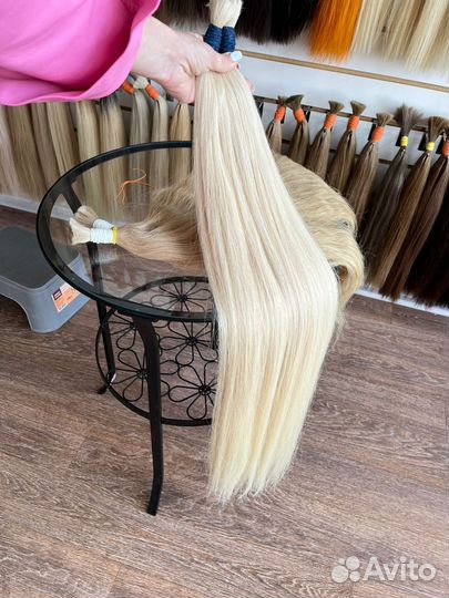 Волосы для наращивания блонд
