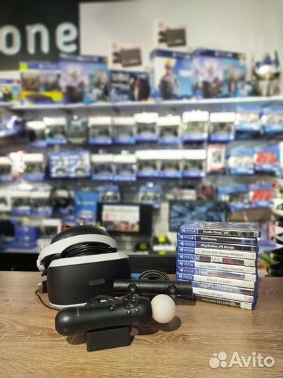 Playstation VR + Camera + наушники Monster Beats