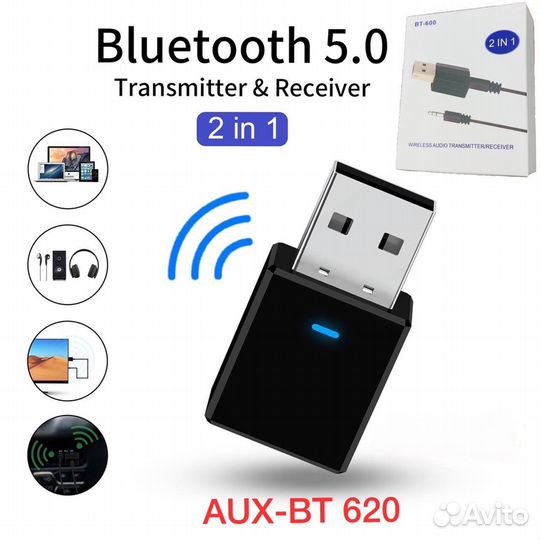 AUX Bluetooth адаптер