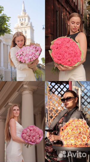 Фотосъемка с цветами, фотосессия с букетами