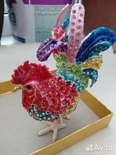 Шкатулка петушок