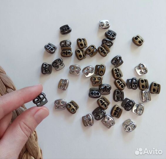 Стопоры для шнура металлические