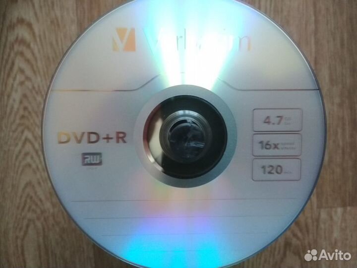 DVD+R-диски Verbatim в cake box и по-отдельности