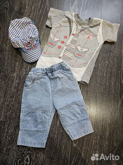 Кепка и джинсы на 1г