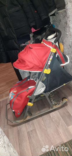 Санки-коляска ника 7