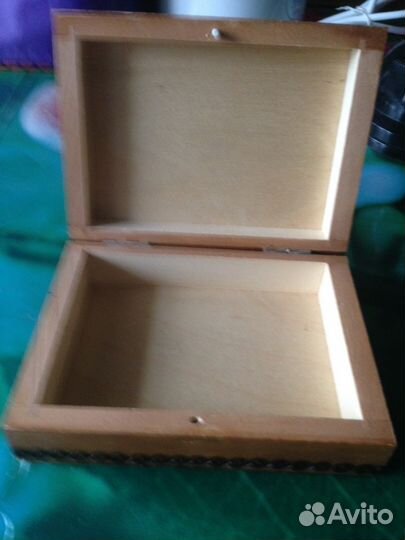 Шкатулка дерево новая два вида