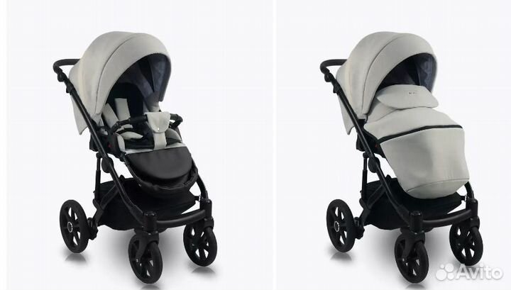 Коляска 3в1 Bexa бежевая - супер удобная