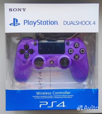 Геймпад джойстик для ps4 фиолетовый